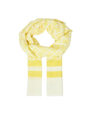 Tommy Hilfiger Szalik Beach Summer Mono Scarf AW0AW16030 Żółty
