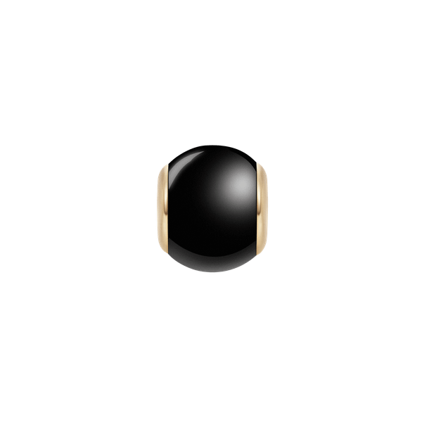 Daniel Wellington DW Charm Orb Black 6x5mm Gold