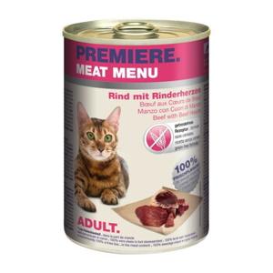 PREMIERE Meat Menu Adult serca wołowe 12x400 g