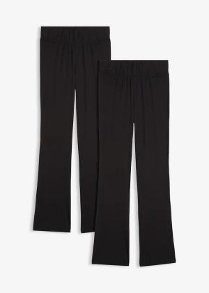 Legginsy z poszerzanymi nogawkami (2 pary)