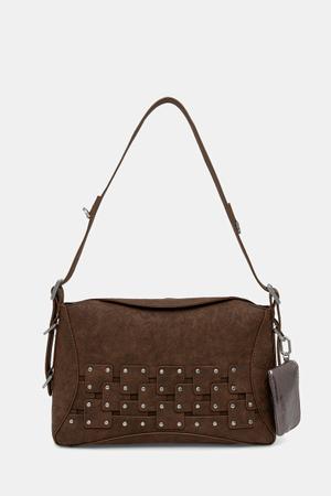 Desigual torebka NEW PATCH 2 CHOCO