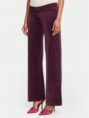 Juicy Couture Spodnie dresowe Old Gothic JCWBJ226334 Fioletowy Regular Fit