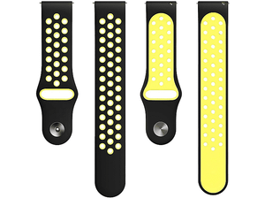 Pasek BELINE Sport Silicone szerokość 22mm Czarno-żółty
