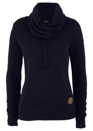 Gruby sweter z mieszanki bawełny