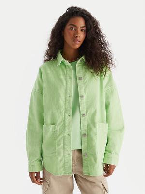 Roxy Koszula Kick Back Washed Cord ERJWT03697 Zielony Regular Fit