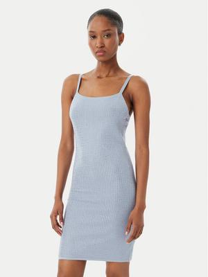 Guess Sukienka dzianinowa W5GK45 Z3MN2 Niebieski Regular Fit