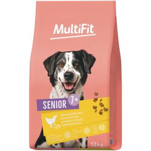 MultiFit sucha karma dla psa seniora Kurczak i ryż 12 kg