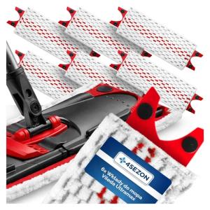 6x WKŁAD DO MOPA PŁASKIEGO VILEDA ULTRAMAX WKŁADY ZAPAS KOŃCÓWKI MOP 6 szt.