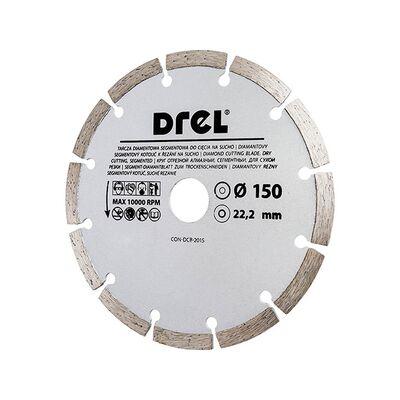 Tarcza diamentowa do cięcia na sucho segmentowa 150 mm Drel