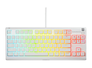 Klawiatura STEELSERIES Apex 3 TKL Biały