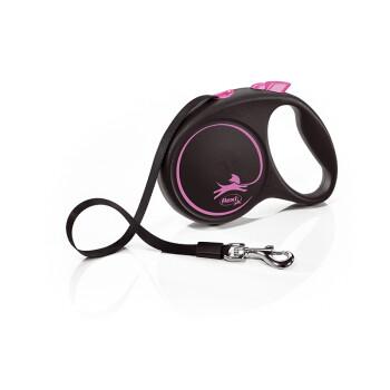 Flexi Black Design Taśma różowy M, 5 m, 25 kg