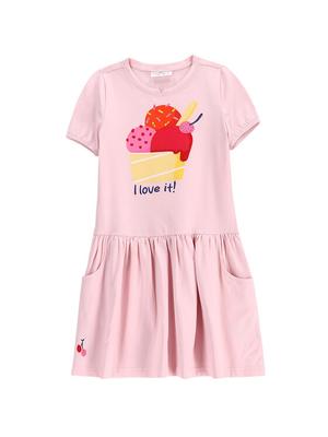 Coccodrillo Sukienka codzienna WC5129201HGK Różowy Regular Fit