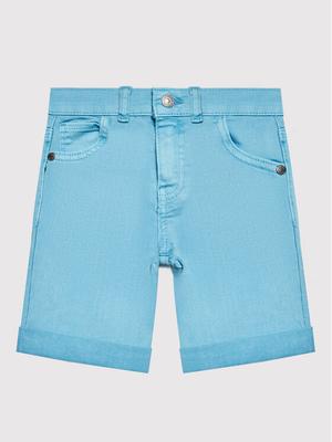 Guess Szorty jeansowe N1RD03 WE620 Niebieski Regular Fit