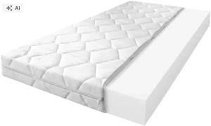 Materac Piankowy 90x200x14cm Dwustronny z Pokrowcem Antyalergiczny EXTRASEN