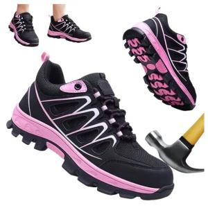 Buty robocze Półbuty Damskie sneakersy Oddychające Bardzo Lekkie z Noskiem
