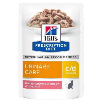 Hill's Prescription Diet c/d Multicare Urinary Care Łosoś 12x85 g