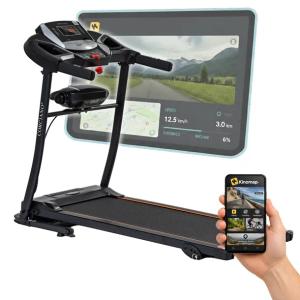 Bieżnia Elektryczna TRENTO 501D Składana z Masażerem APP CORCIANO 3HP 120kg