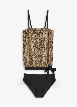 Tankini oversize ze zdejmowanymi ramiączkami (2 części)