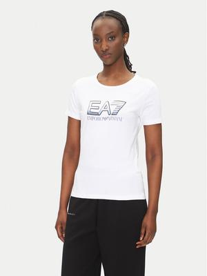 EA7 Emporio Armani T-Shirt 7W000183 AF10373 U0002 Biały Regular Fit