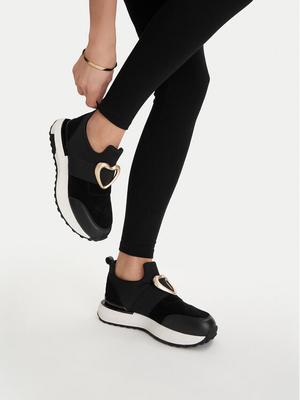 Eva Minge Sneakersy EO-HOLLY-022-1-A10 Czarny
