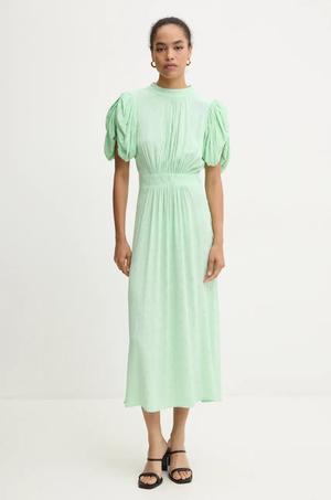 Rotate sukienka Midi Puff Sleeve Dress