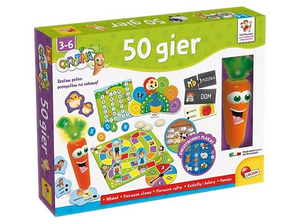 Gra towarzyska LISCIANI GIOCHI Carotina 50 gier Wielokolorowy