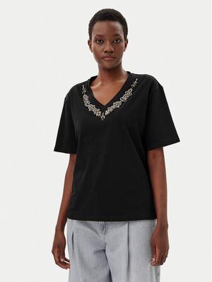 Liu Jo T-Shirt WA5146 JS923 Czarny Regular Fit
