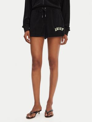 Juicy Couture Szorty sportowe Perkin JCWHS125322 Czarny Relaxed Fit