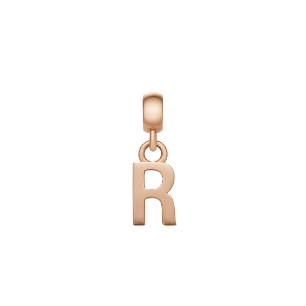 Daniel Wellington DW Charm Letter R Rose Gold