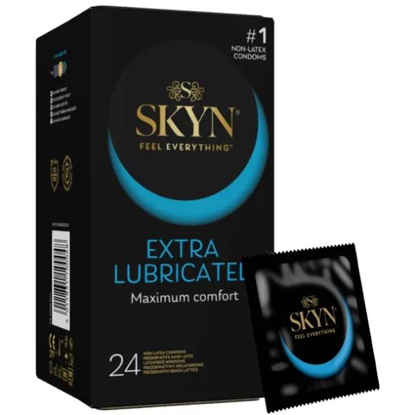 Prezerwatywy SKYN EXTRA LUBRICATED dodatkowo NAWILŻANE nielateksowe 24 szt.