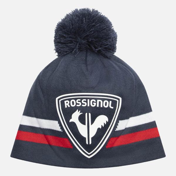 ROSSIGNOL CZAPKA NARCIARSKA JR ROOSTER granatowy (one size)