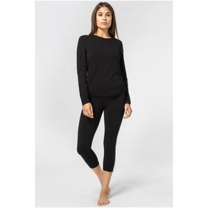 SUPER.NATURAL ARCTIC230 LS koszulka damska termoaktywna merino czarna (S)