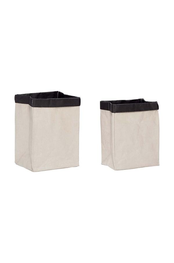 Hübsch kosz do przechowywania Landromat 38 x 25 x 50 / 39 x 34 x 55 cm. 2-pack