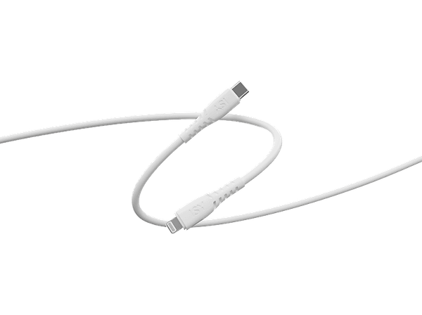 Kabel ISY IUC-1109 USB-C do Lightning 1m Biały