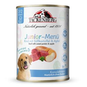 Tackenberg mokra karma dla psa, menu dla szczeniąt Wołowina z batatem 6x400 g