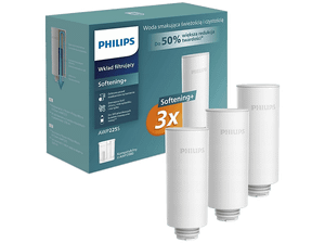 Wkład filtrujący PHILIPS Softening+ AWP225S/58 3szt. Biały