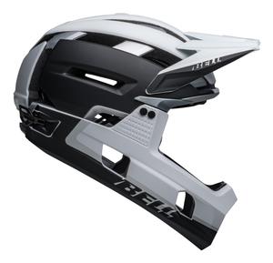 Kask full face BELL SUPER AIR R MIPS SPHERICAL matte czarny biały (52-56)