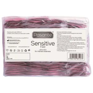 Prezerwatywy Cienkie PASANTE SENSITIVE FEEL 72 SZT Realne Odczucia
