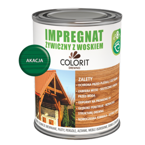 Impregnat żywiczny z woskiem Akacja 750 ml Colorit Drewno