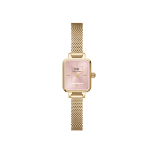Daniel Wellington DW Watch Quadro Mini Evergold Blush 15.4x18.2mm Gold