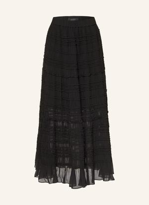 Allsaints Spódnica Lotus Z Falbanami schwarz