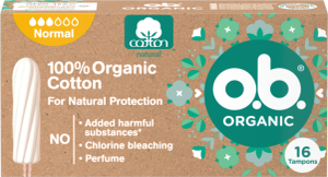 o.b. Organic Tampony Normal 16 sztuk