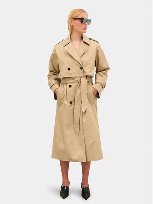 Karen by Simonsen Trencz Mari 10104755 Beżowy Regular Fit