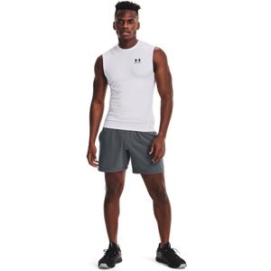 UNDER ARMOUR koszulka na siłowinię męska UA HG Comp SS biała (XL)