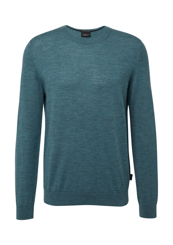 Sweter z dzianiny wykonany z czystej wełny merynosów