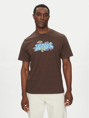 Element T-Shirt ELYZT00512 Brązowy