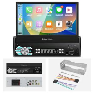 Radio samochodowe Kruger&Matz wysuwany dotykowy ekran 7" Bluetooth WiFi