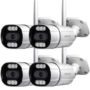 Zestaw 4 bezprzewodowych kamer Wifi 2,4Ghz zewnętrzna Tuya 4mpx IP