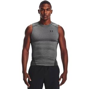 UNDER ARMOUR koszulka na siłowinię męska UA HG Comp SS szara (L)