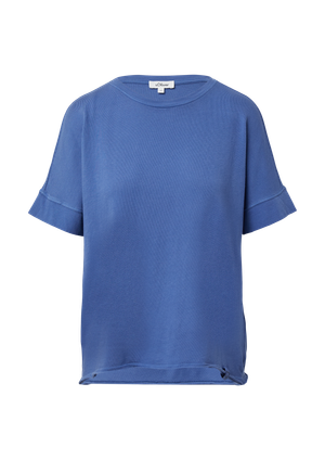Sprany T-shirt z ozdobnymi szwami o luźnym kroju